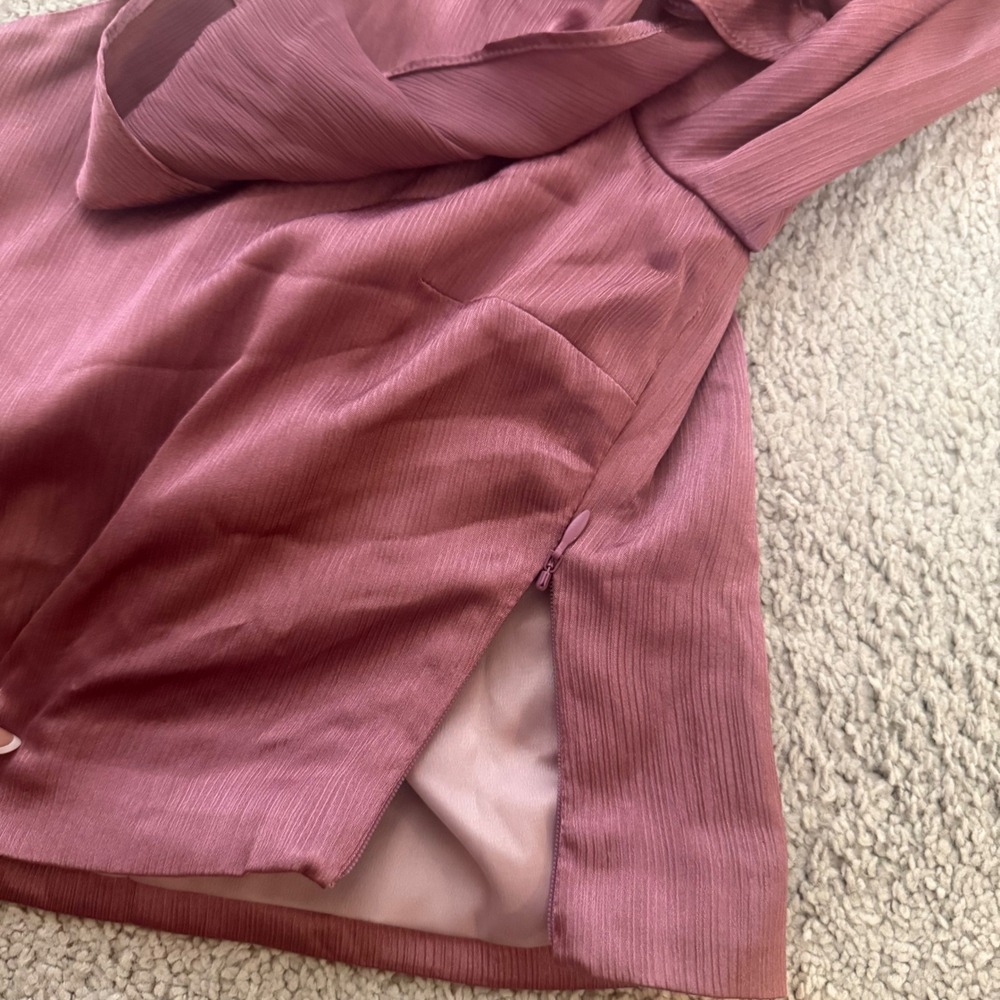 Lovers + Friends REVOLVE Park Mauve Pink One-Shoulder Blouse Women's Small - Picture 4 of 8